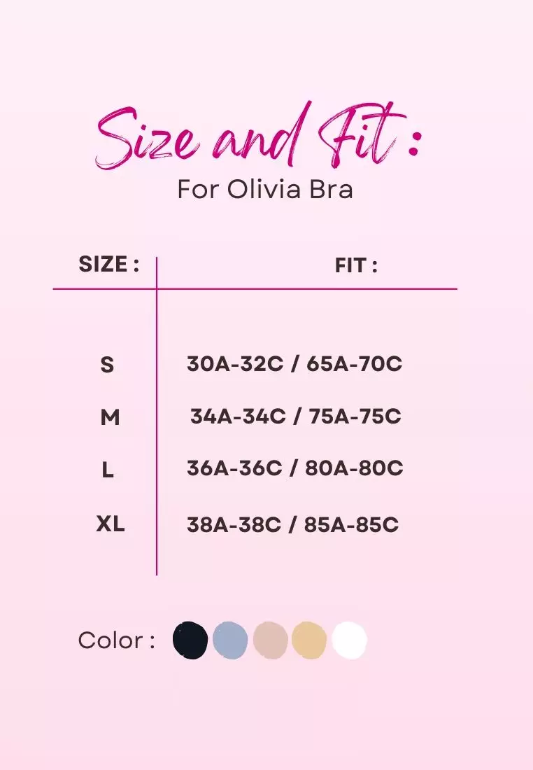2 Pack Premium Olivia Seamless Wireless Paded Push Up Bra in Blue and Black
