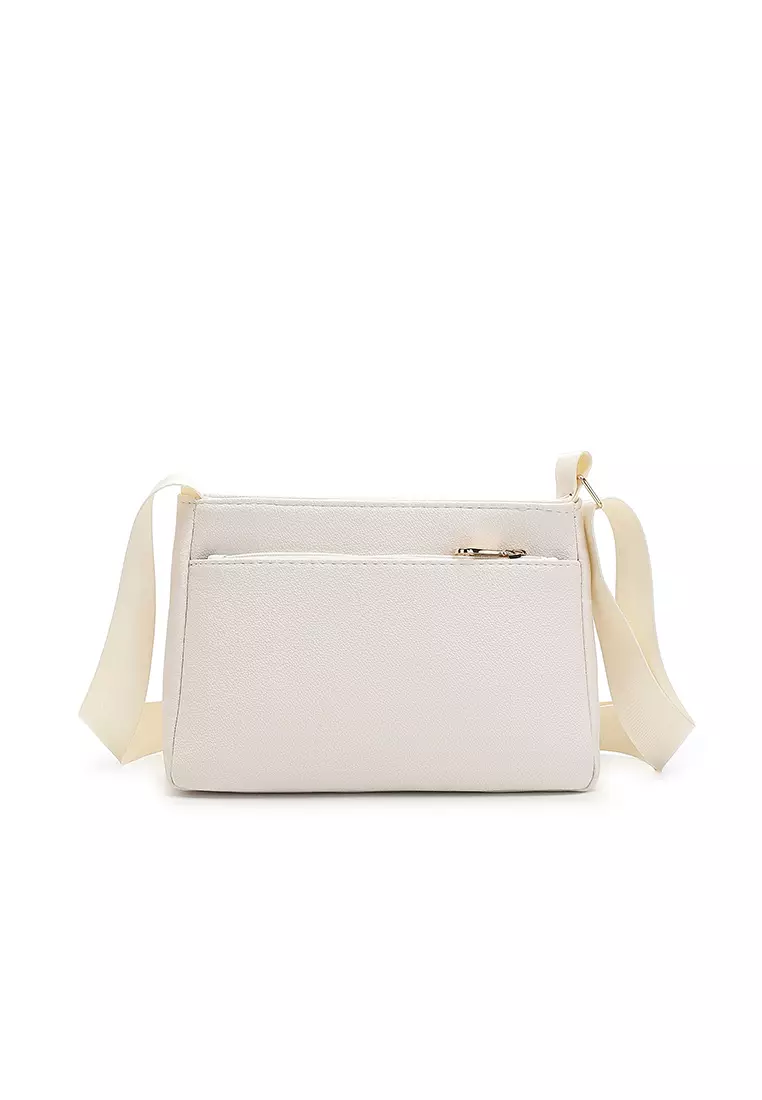 Women's Sling Bag / Crossbody Bag - White