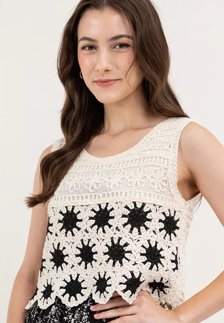 Cropped Crochet Top