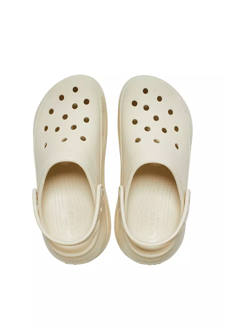 Crocs Unisex Classic Mega Crush Clog Bone