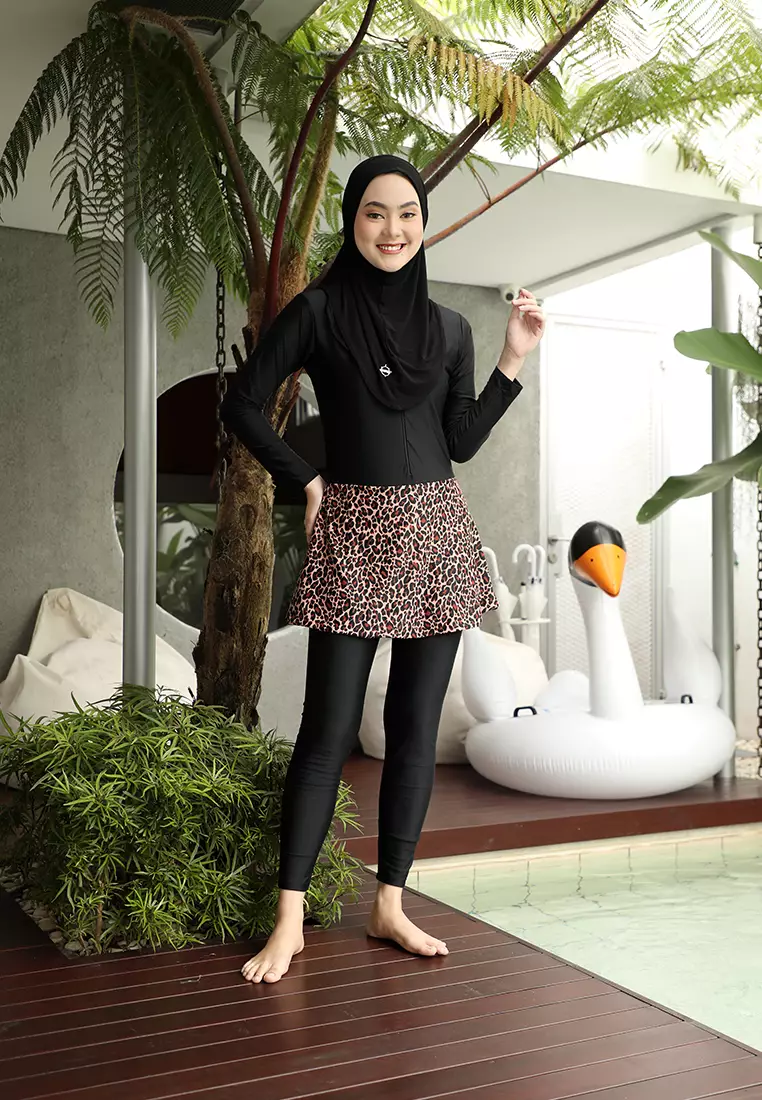 Baju Renang Muslimah Retta Motif Swimwear Bigsize