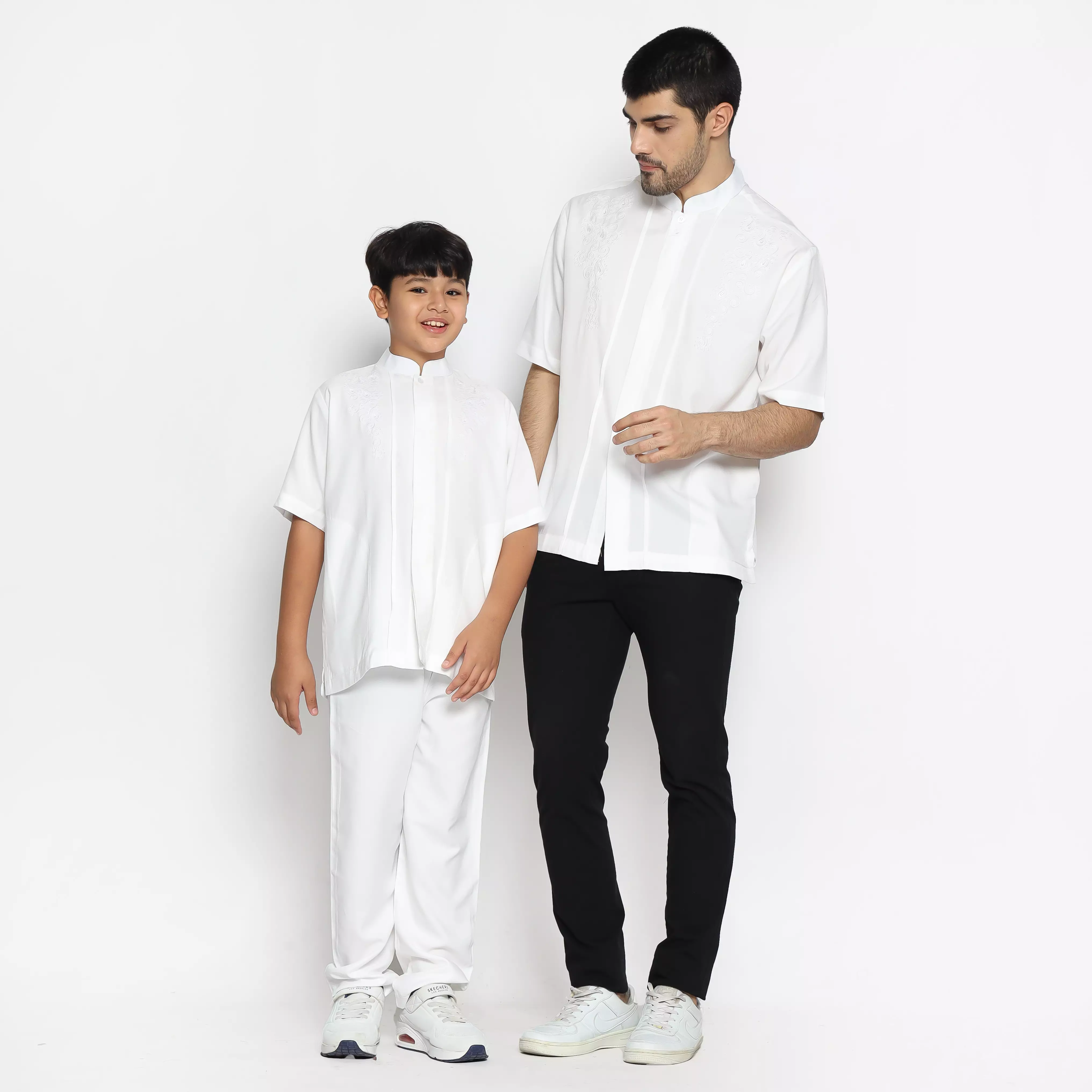 Baju Koko Anak KKA 41 White Lengan Pendek