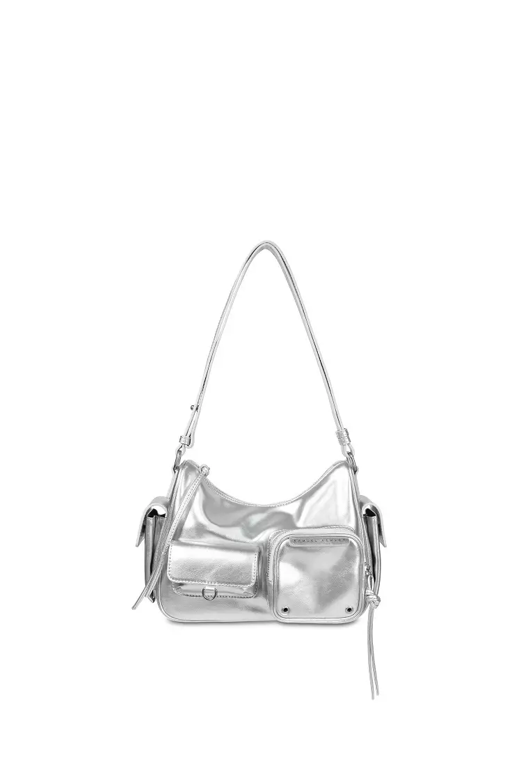 4way Bag／silver leather Buy Samuel Ashley Avril Leather Crossbody Bag - Silver 2026 Online