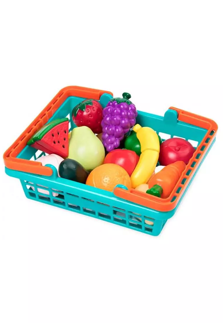 Buy Battat [B. Toys By Battat] Farmers Market, Basket With Fruits And ...