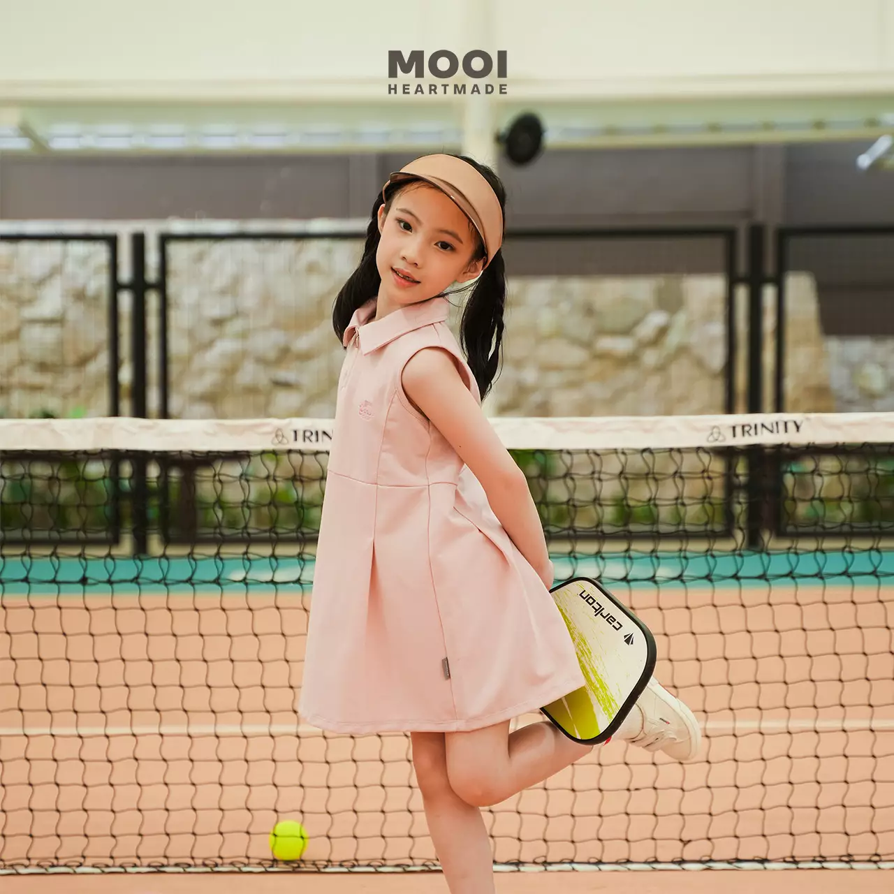 Mooi Dress Anak Perempuan Cherly Dress - Sage Green