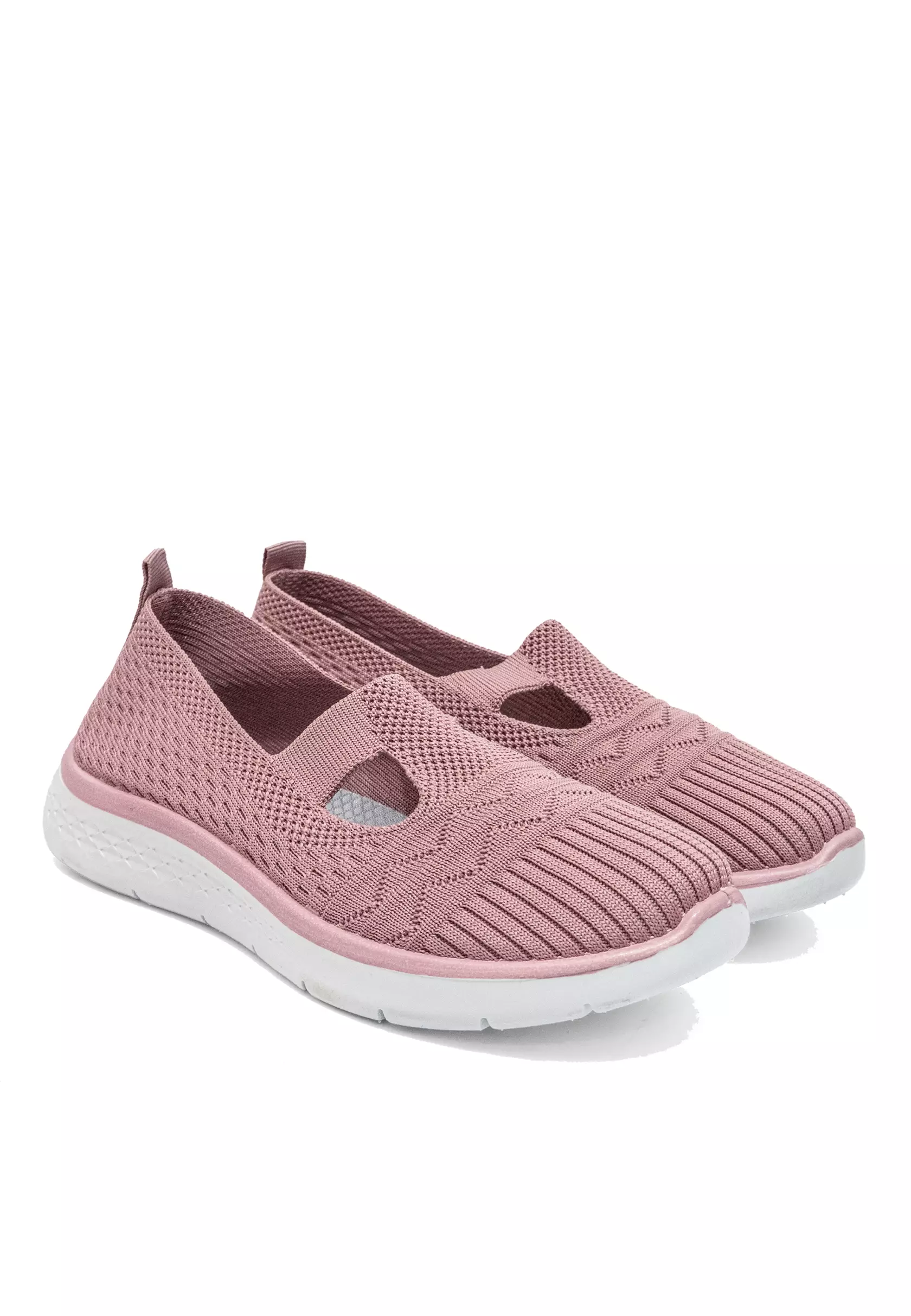 Dr. Kevin Sepatu Olahraga Sport Wanita Sneakers Rajut Slip On 559-003