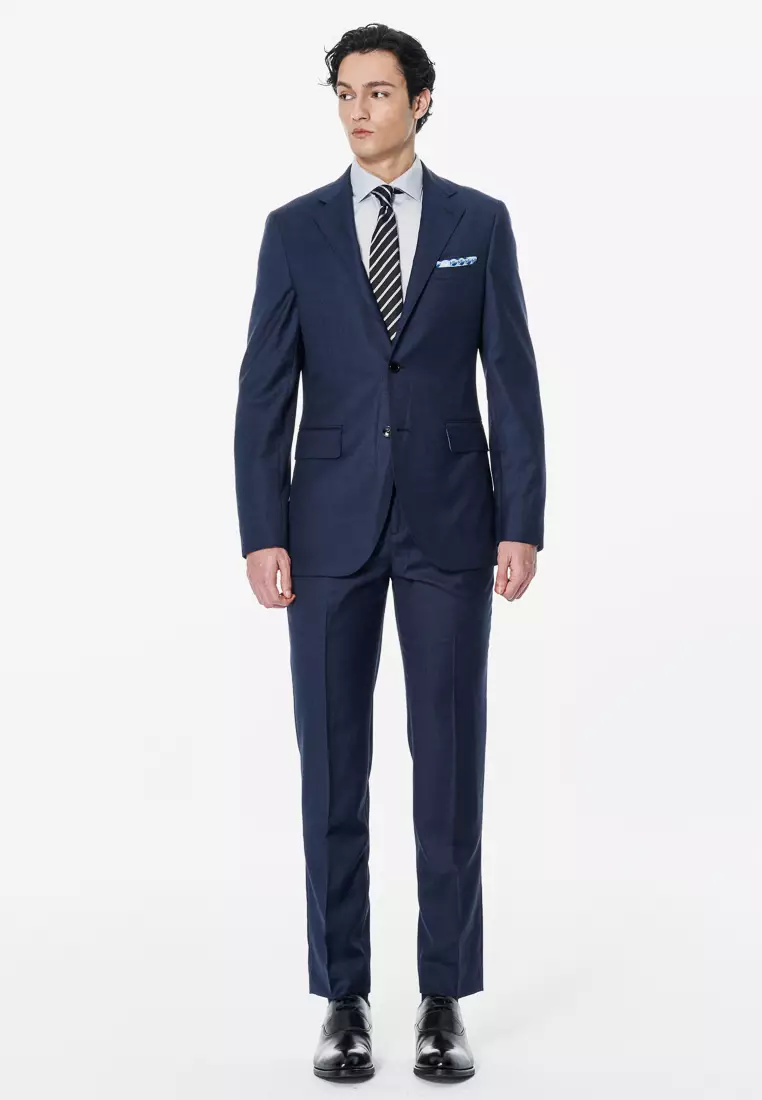 #米蘭系列 淺灰色素面標準版襯衫