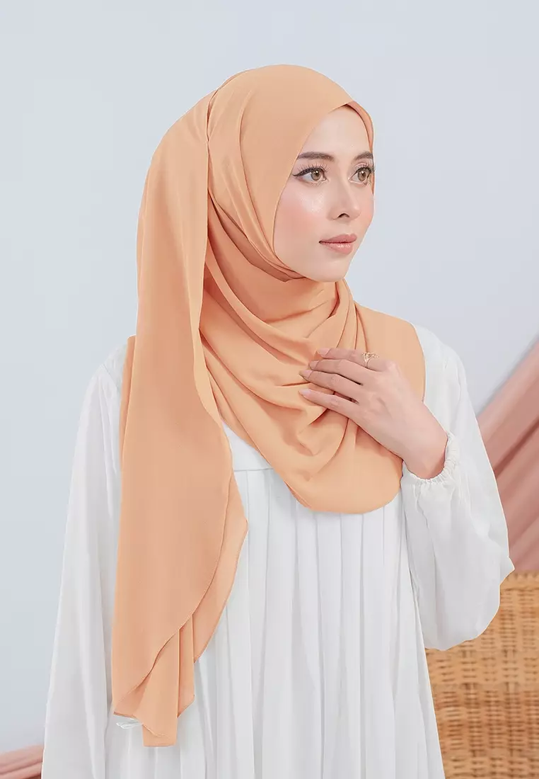 HIJAB INSTAN SABIYA - DUSTY ORANGE