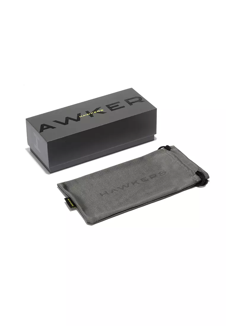 HAWKERS Blue Carey Brown Oasis Sunglasses For Men And Women, Unisex. Official Product Designed In Spain