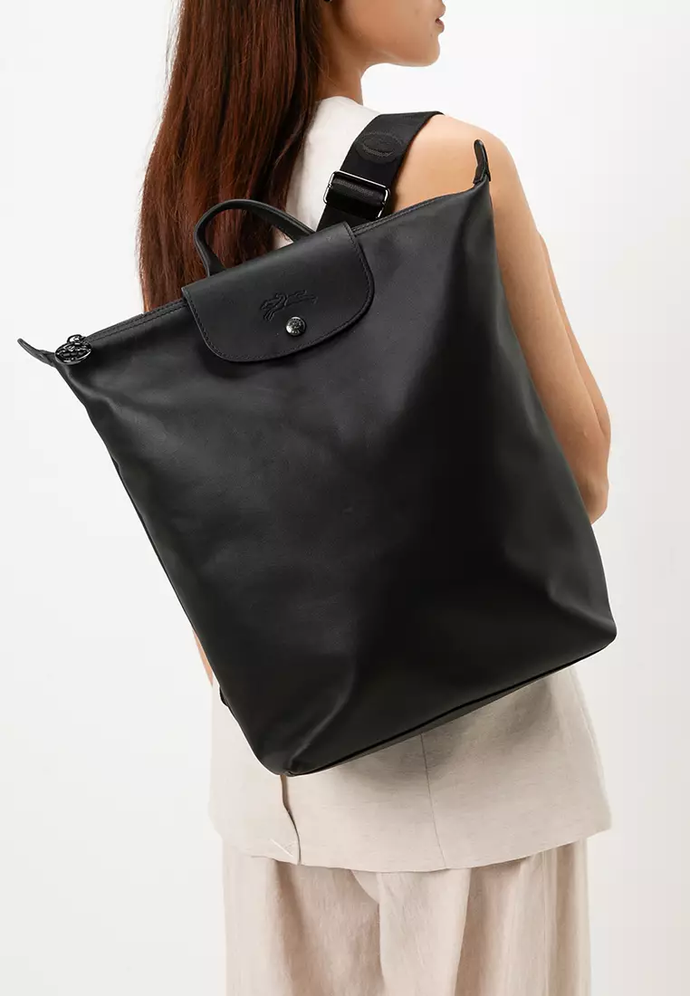 バックパック・リュック Longchamp \"Le Pliage Xtra\" M Backpack ル プリアージュ® エクストラ M バックパック ブラック - レザー