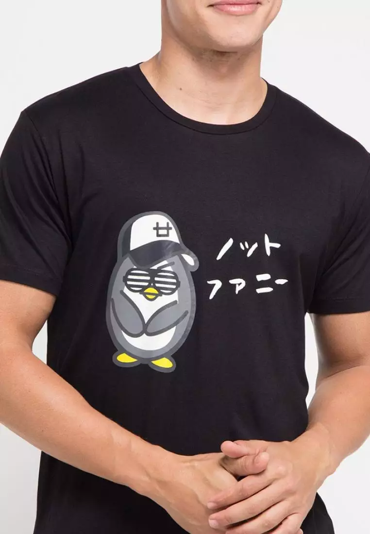 MTD09C Dj Rock Not Funny blk T-shirt Hitam