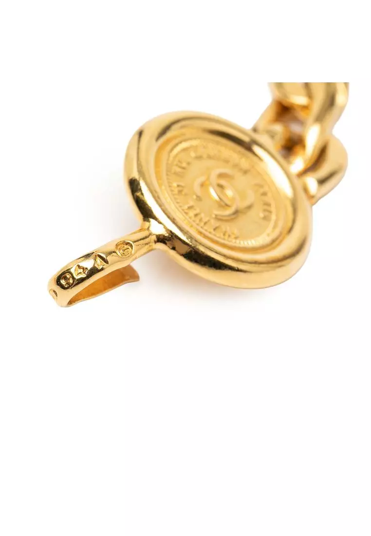 Pre-Loved Chanel Gold Plated Medallion Rue Cambon Chain Belt