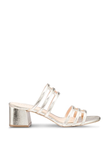 Multi-Tone Strappy Sandals