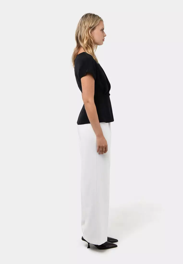 Bonnie Gathered Peplum Top