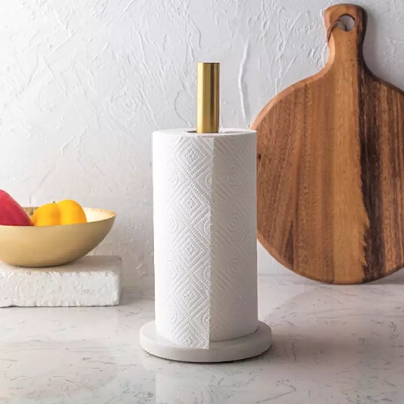Buy DILAS HOME Marble Base Paper Towel Holder (White) 2024 Online ZALORA