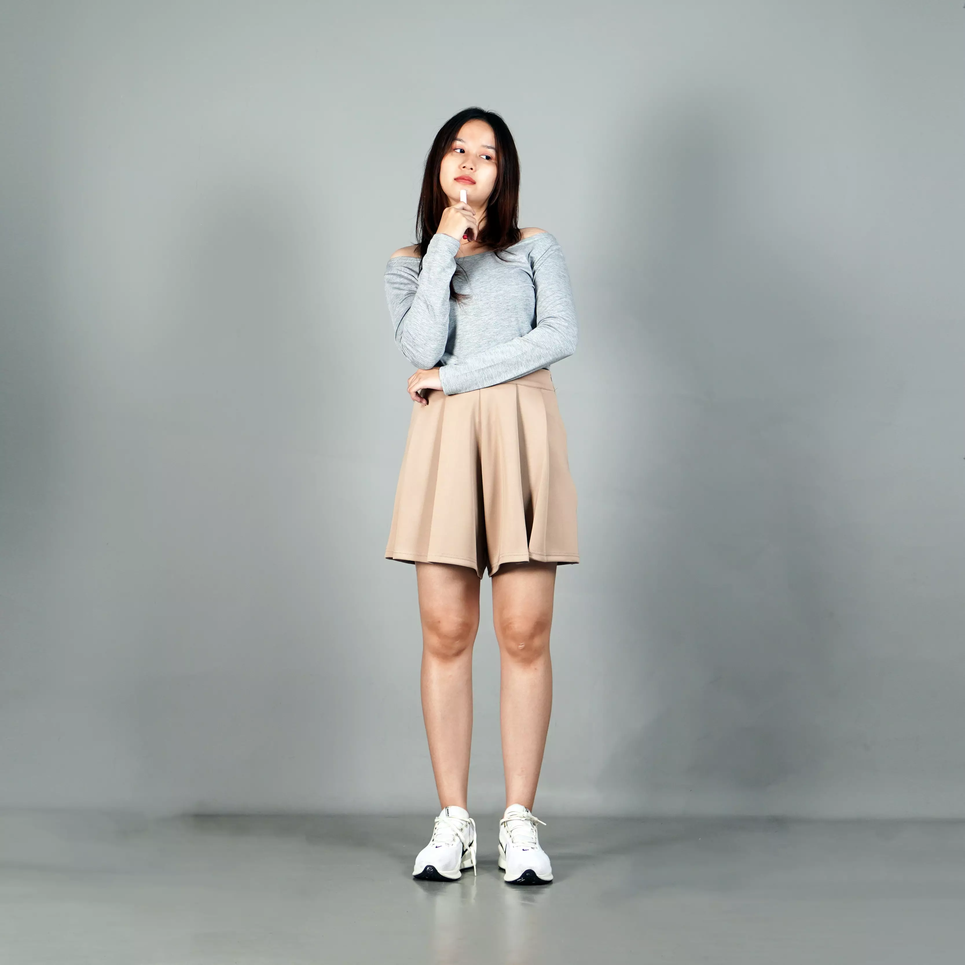 RENATA Short Pants Wanita Celana Pendek Wanita Rok Celana Lipat - COKSU