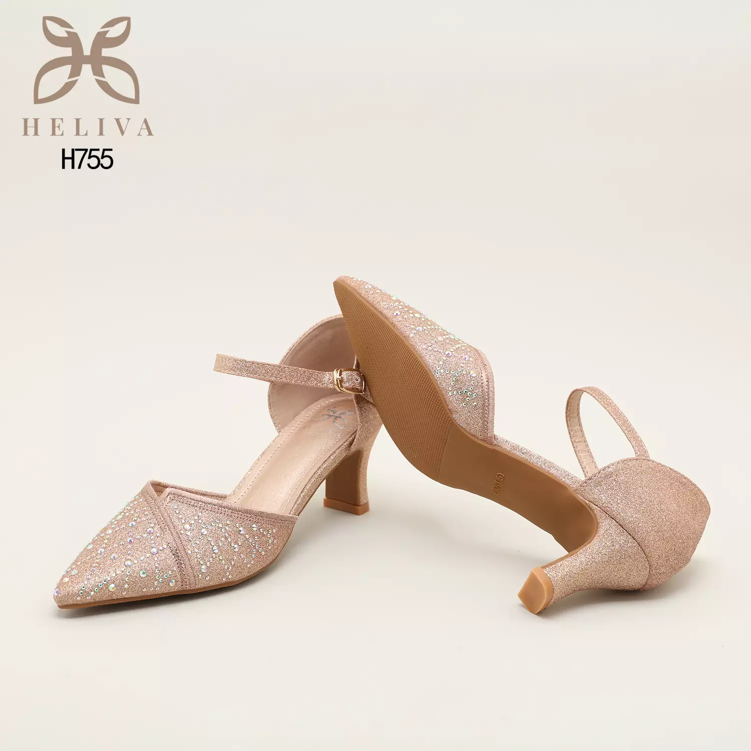 Heliva Sherly Women High Heels Glitter Jewel Accesories