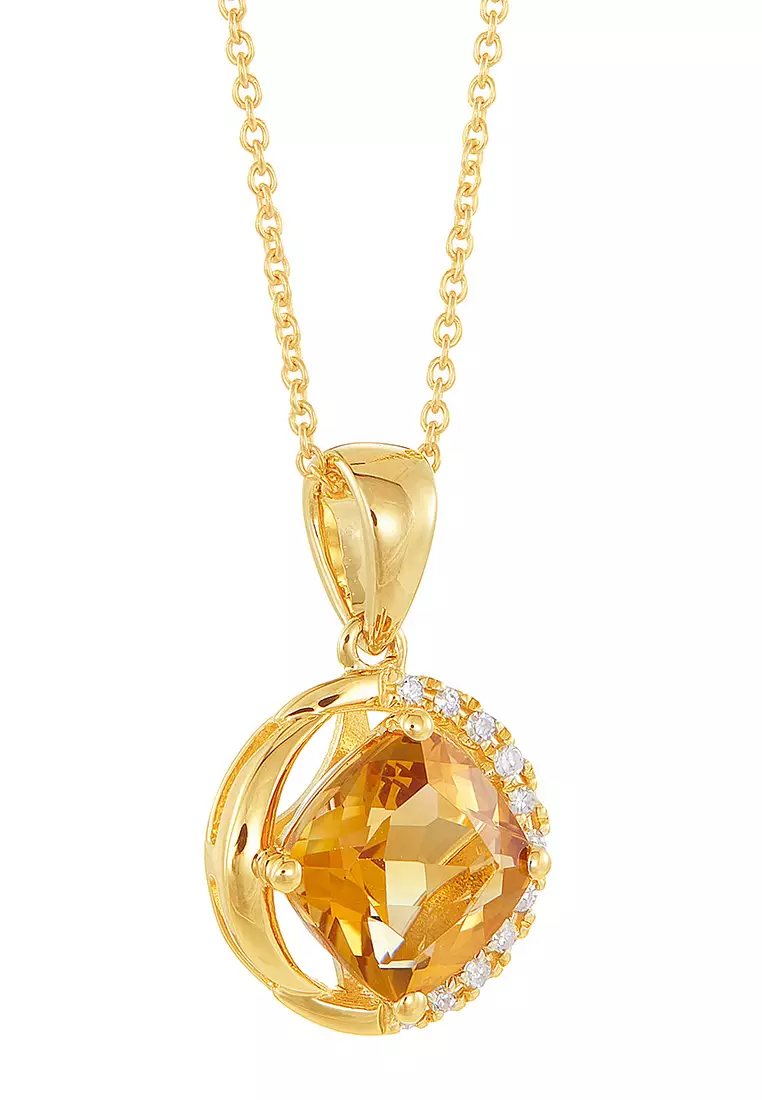 HABIB Myristica Citrine Diamond Necklace