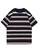 HAPPY FRIDAYS black Contrast Stripe Short Sleeve T-shirt UP8140-2 6F49AAA3770015GS_1