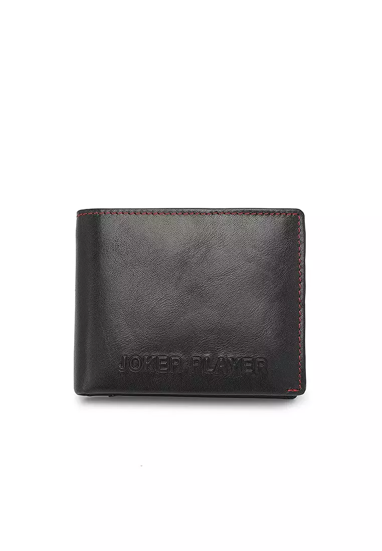 Men's Genuine Leather RFID Blocking Wallet  (Dompet Pria Kulit Genuine RFID Blocking) - Hitam