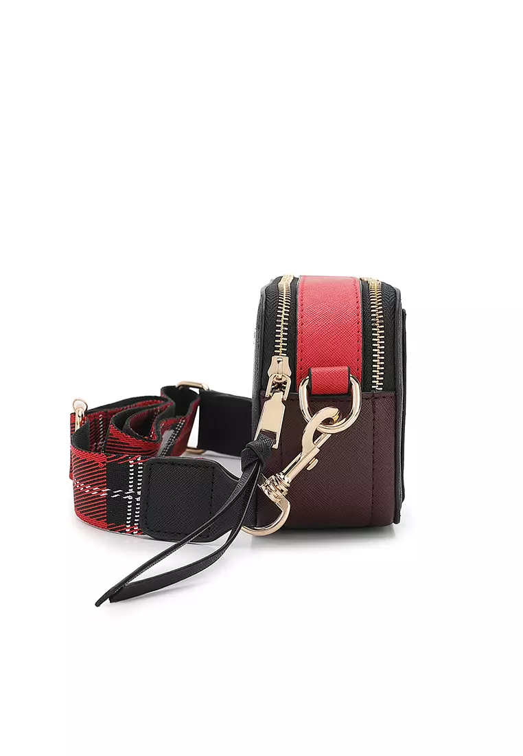 Women's Top Handle Bag / Sling Bag / Crossbody Bag / Shoulder Bag (Tas Tangan Wanita / Tas Selempang Wanita / Tas Bahu Wanita) - Hitam