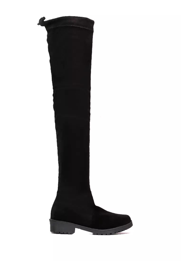 Discount on Twenty Eight Shoes  shoes - SKU: Low Heel Over Knee Boot Vb7958