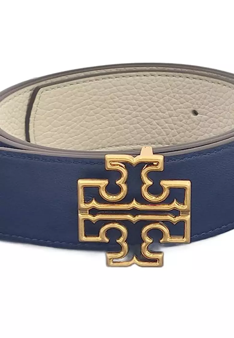 正規特約店 141742 TORY BURCH リバーシブル ベルト 1 1/2 INCH レザー