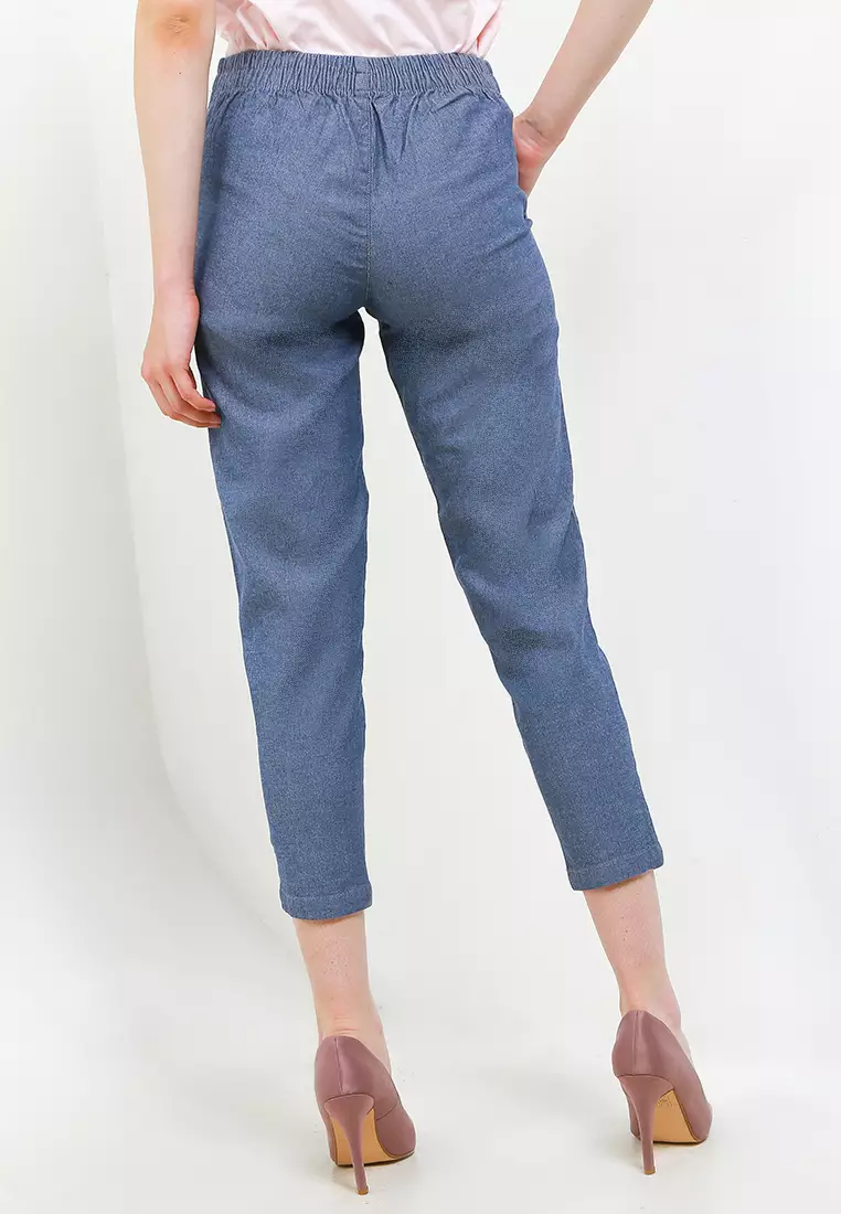 Jual Malibu Malibu Girl Long Pants-Denim Original 2024 | ZALORA Indonesia