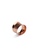 Millenne silver MILLENNE Minimal Hammered Rose Gold Ring with 925 Sterling Silver 8390EAC77A5400GS_1
