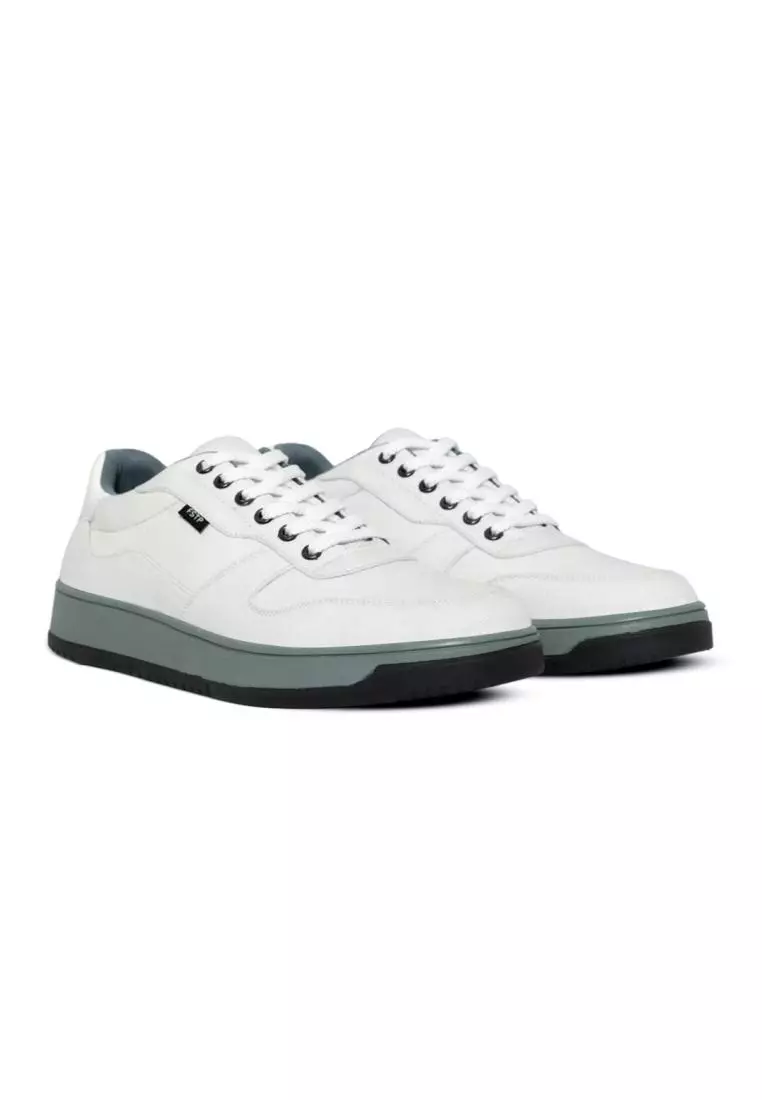 Footstep Footwear Sepatu Pria Sneakers Apollo Misty White Original Shoes