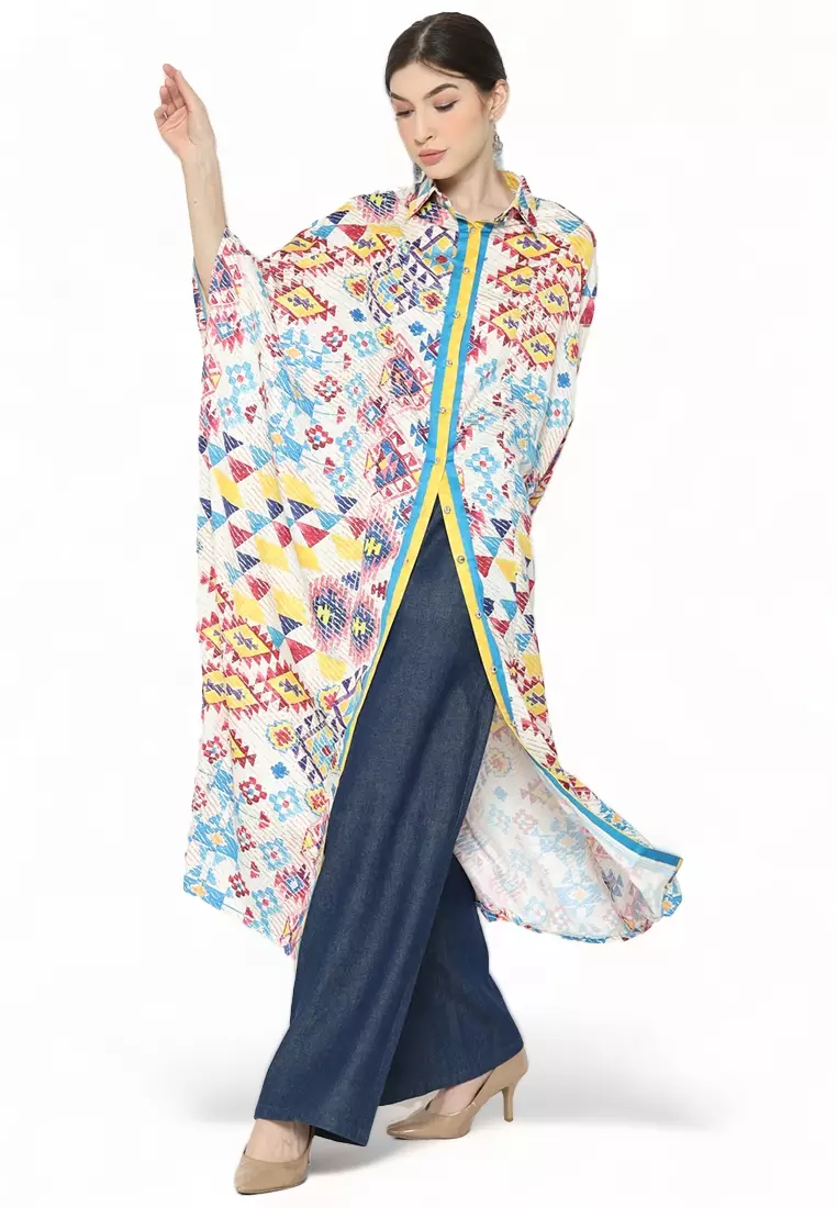 Kanzi Collared Kaftan