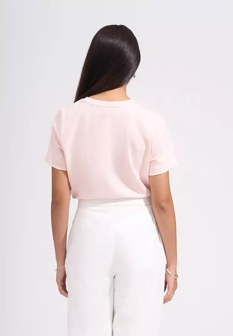 Boxy Tee With Patch Pocket