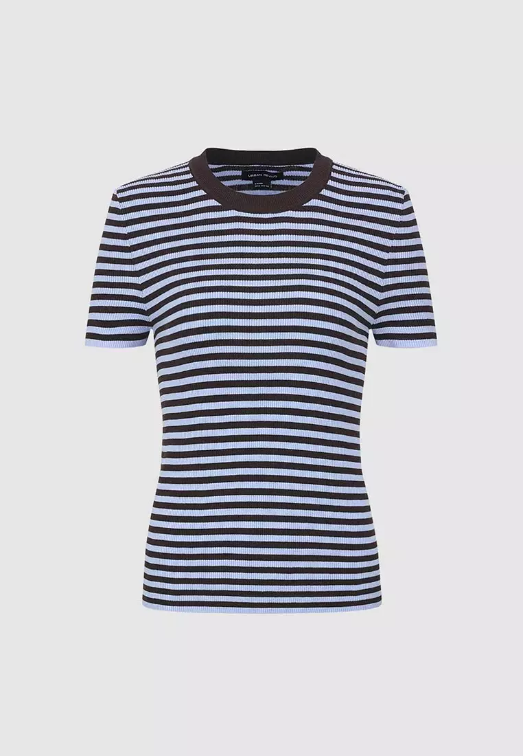 Striped Knitted T-Shirts