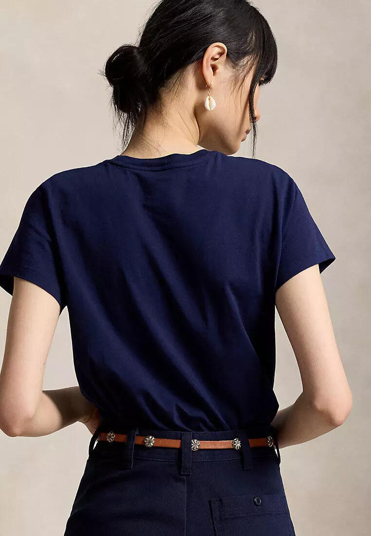 Classic Fit Cotton Jersey Crewneck Tee