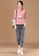 A-IN GIRLS pink Fashion Printed Stand Collar Sweatshirt 3AC55AA19A6AA3GS_5