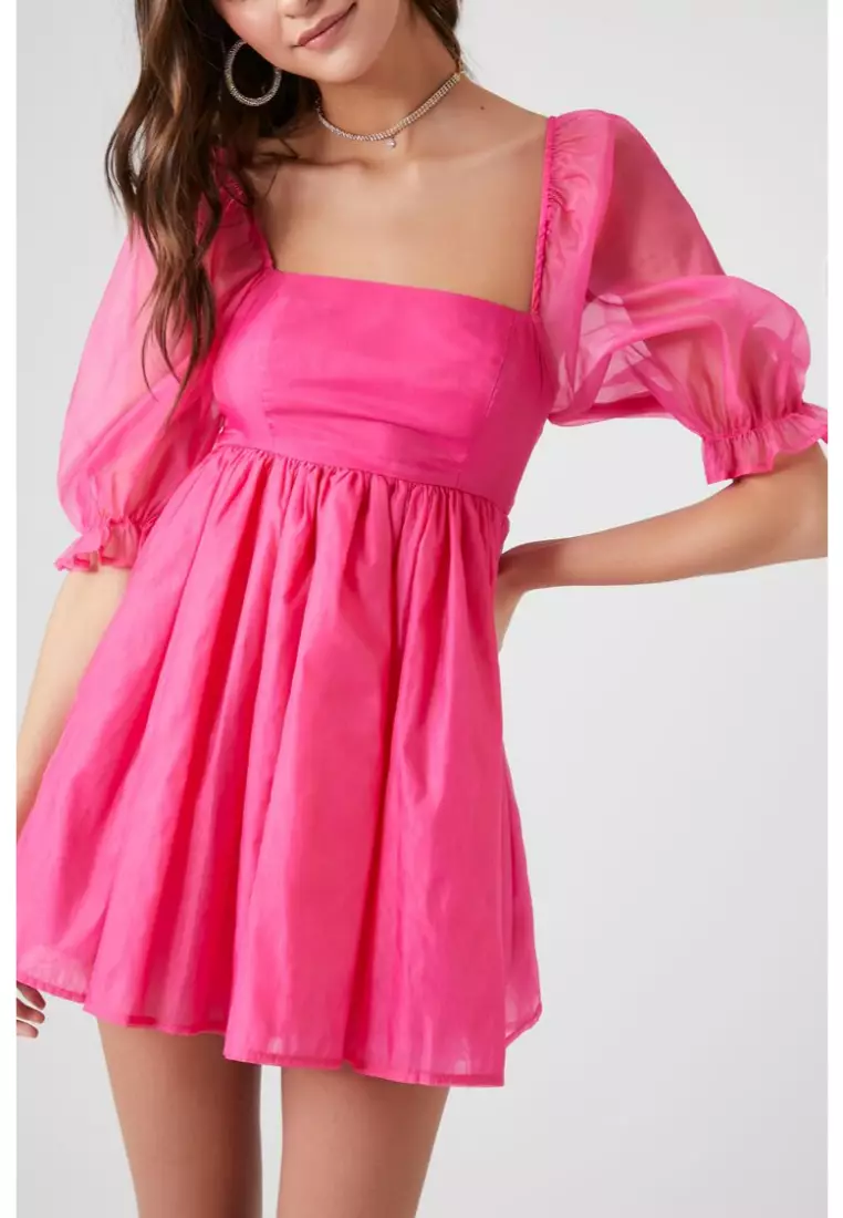Forever 21 puff sleeve dress new arrivals