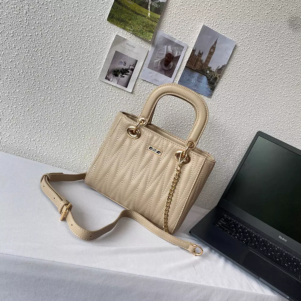 En-ji Seora Handbag - Khaki