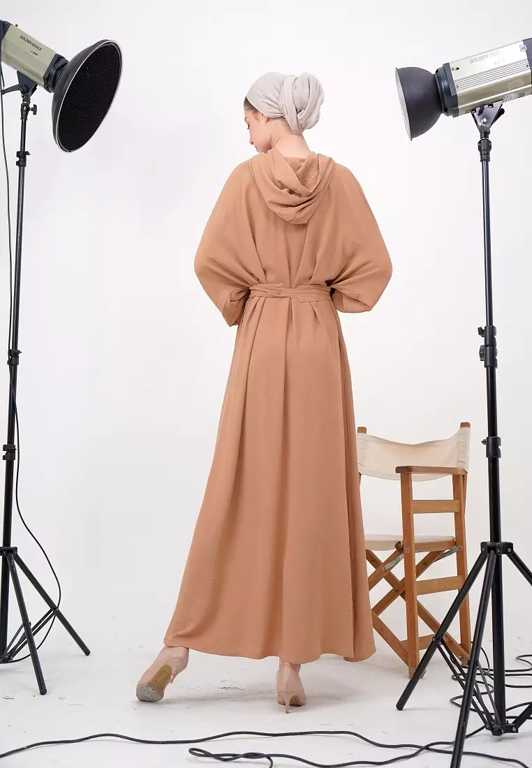 Xavera Abaya Hoodie Cream