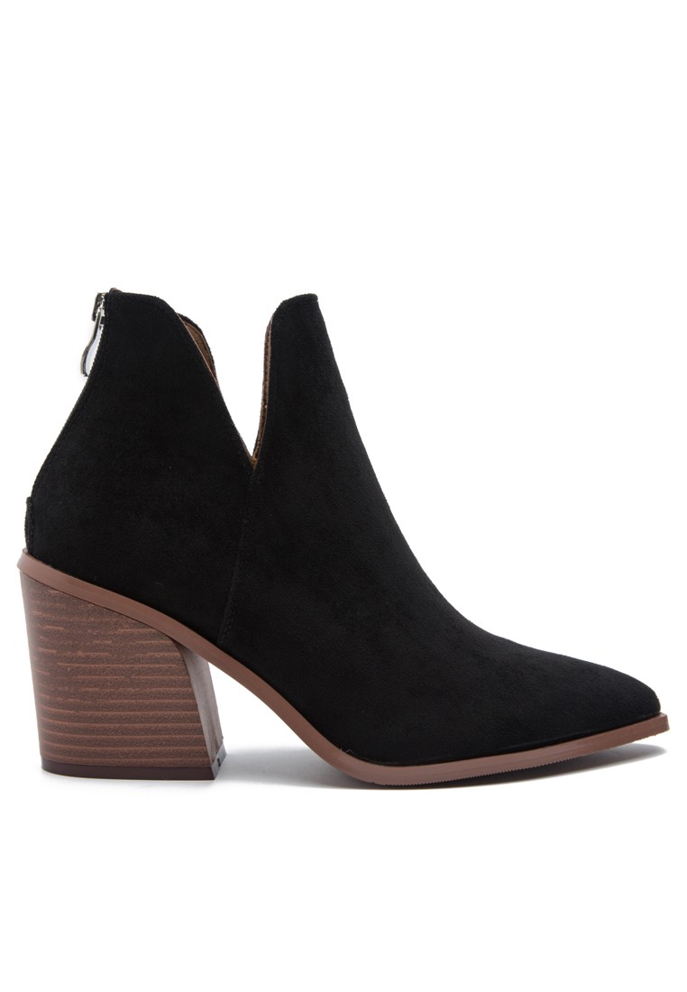 8CM Suede Fabric Ankle Boots WTY1189-6
