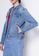 SUB blue Women Denim Jacket With Vintage Washing 6CD30AAA94A30AGS_4
