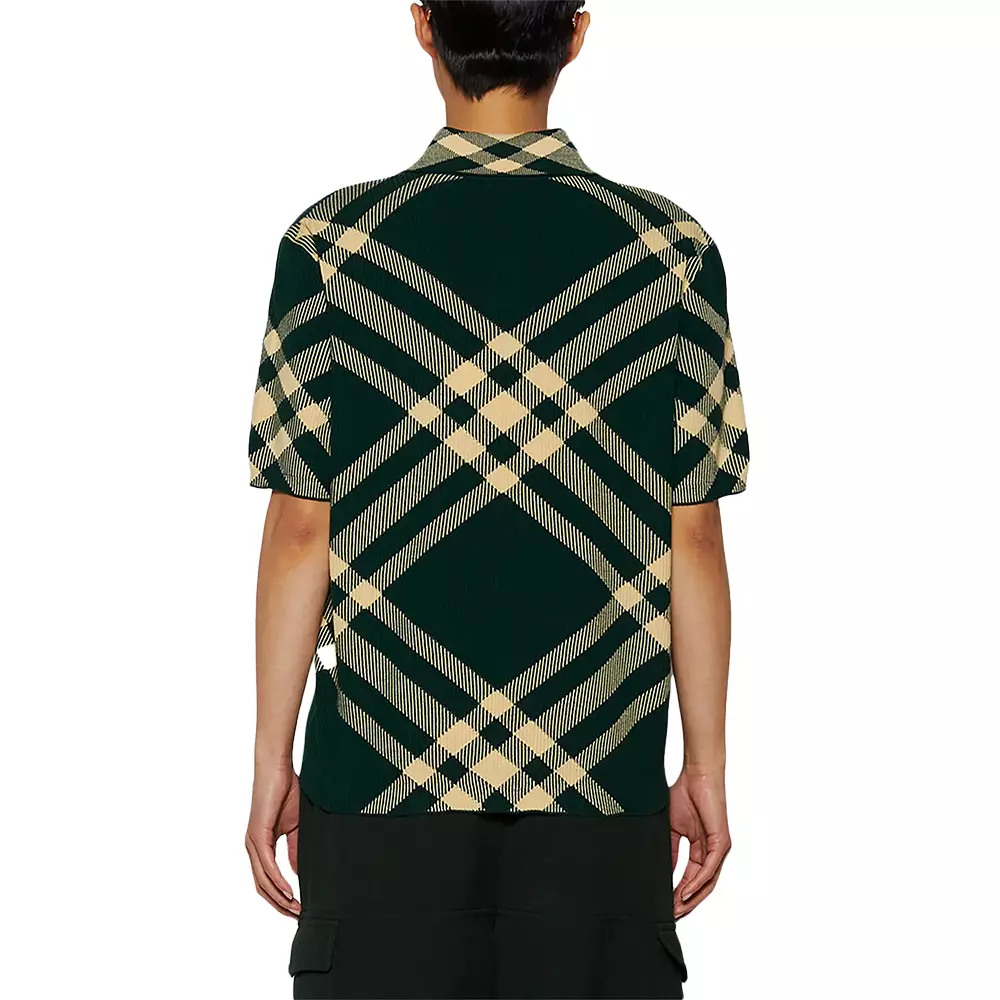 Jual BURBERRY [RAYA BERKAH] Check Wool Polo Shirt Daffodil Original ...