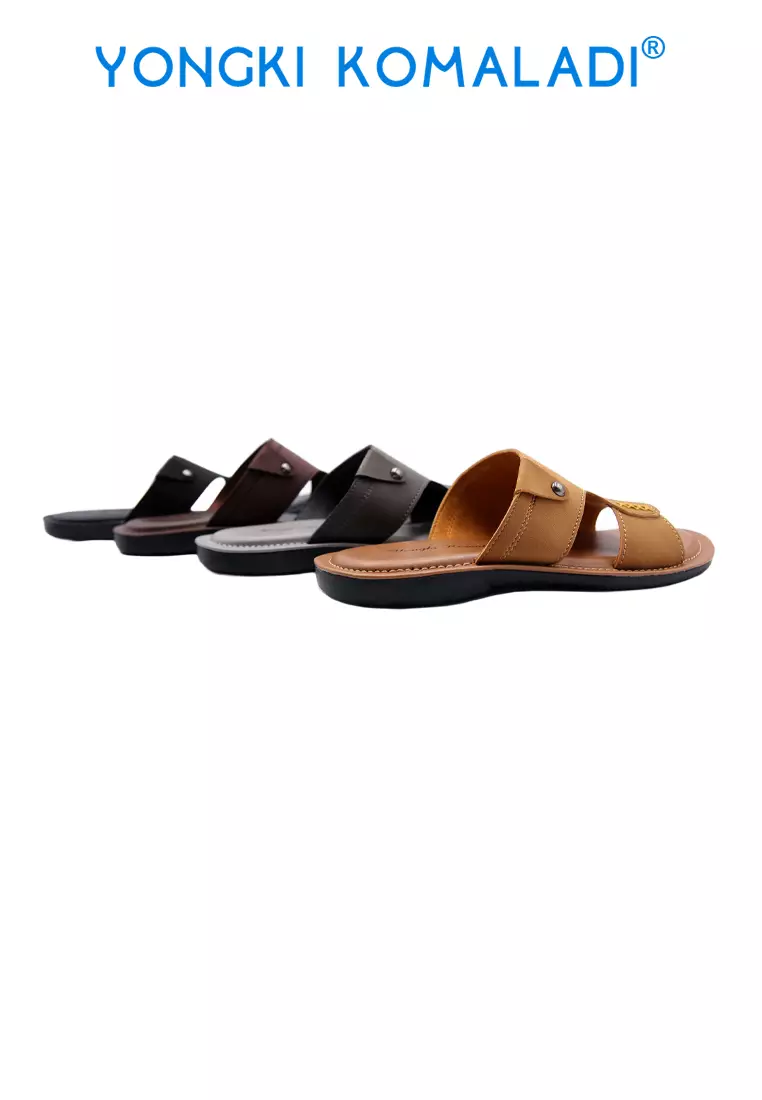 [ORIGINAL] SANDAL PRIA YONGKI KOMALADI OL-ESRF430-F21 TAN