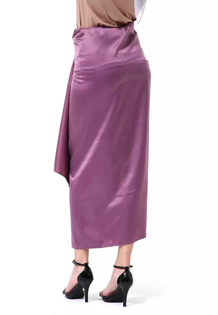 Cornelia Rok Lilit Polos Velvet Satin The Latest Today High Quality Premium - Purple