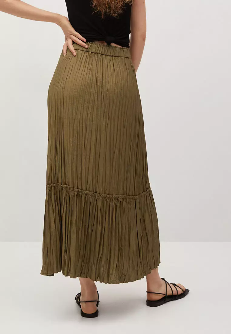 Pleated maxi cheap skirt philippines