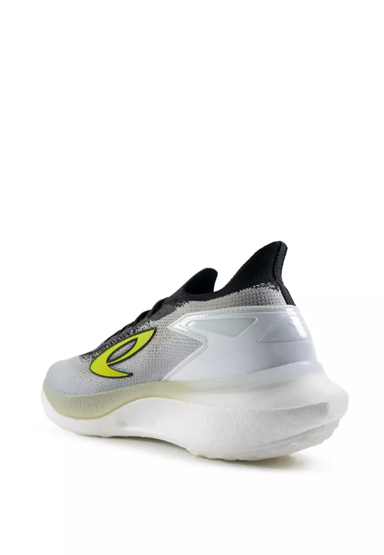 910 Nineten Haze Infiknit V2 Sepatu Lari - HITAM/ABU/PUTIH