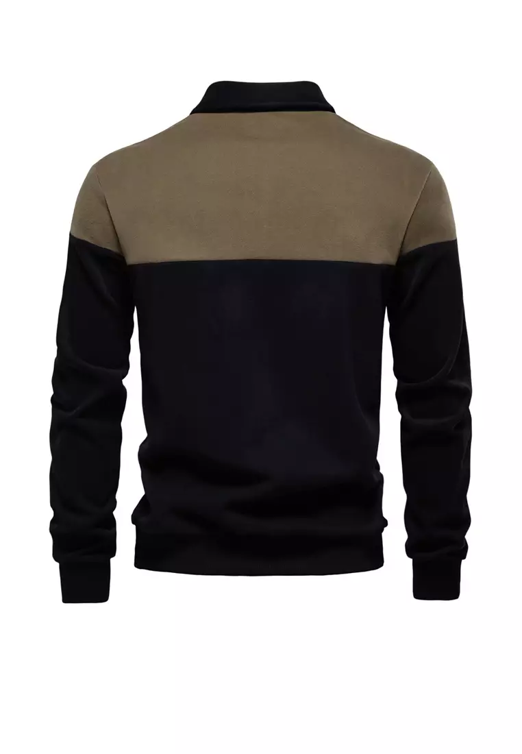 Casual Color Matching Polo Shirt AX-HD3006