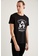 DeFacto black Short Sleeve Round Neck Cotton Printed T-Shirt 0BE3BAA6E313A6GS_5