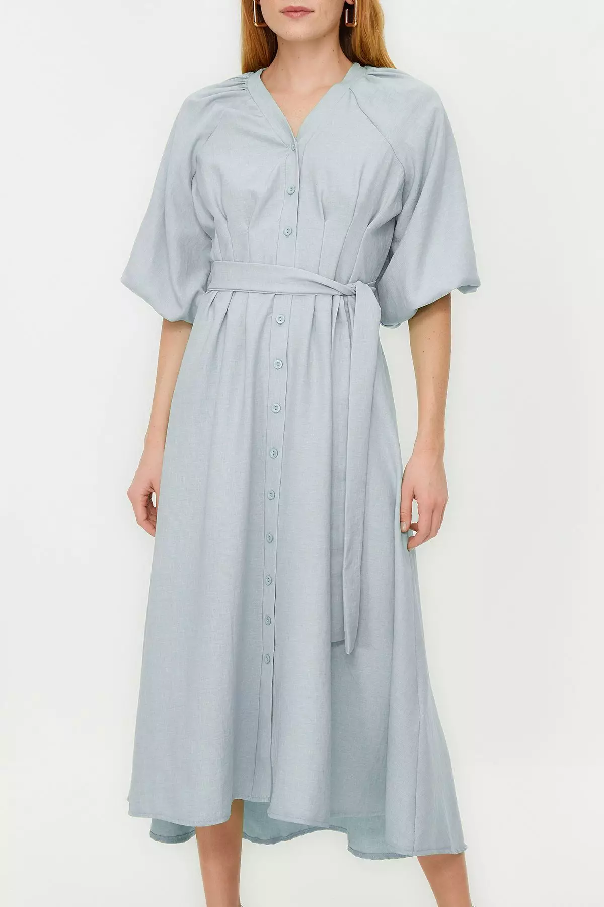 Belted Shirt Dress