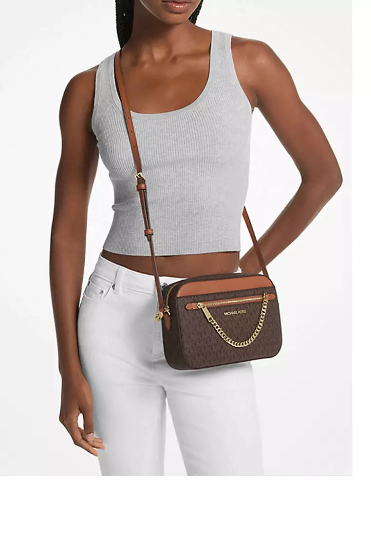 Jet Set Large Logo Crossbody Bag