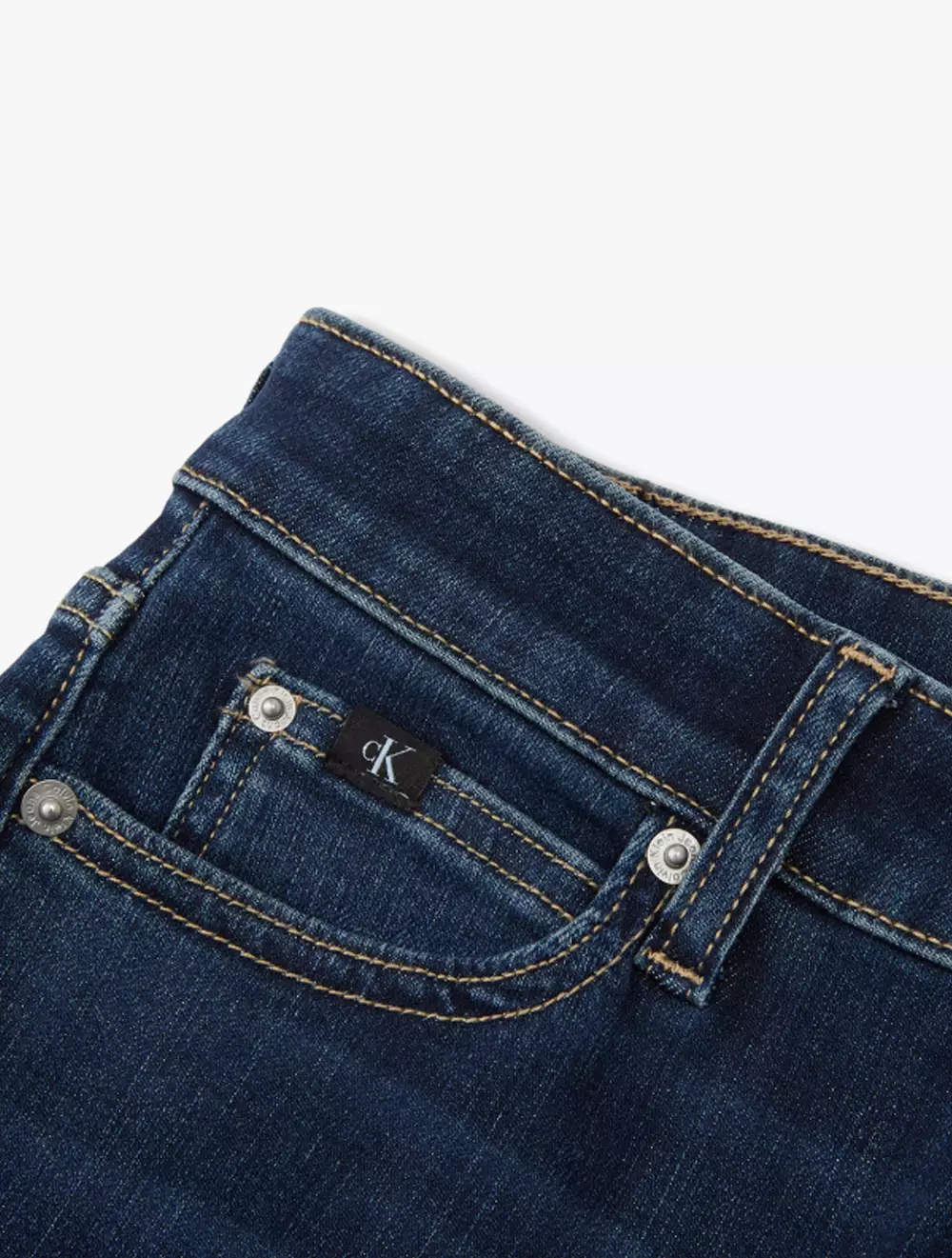 CK JEANS - CORE MID RISE SKINNY ANKLE JEANS - black